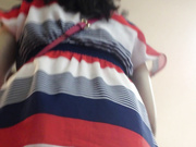 阿龙哥系列 红透明内新婚小少妇,白皙肉感大腿根和清晰可见屁股沟