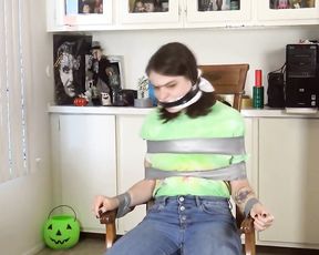 A Horny Slut Tied Up To A Chair And Not_ (1)